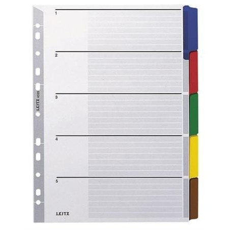 PRZEKŁADKA KARTONOWA A4/5+1SZT LEITZ ***43200000*