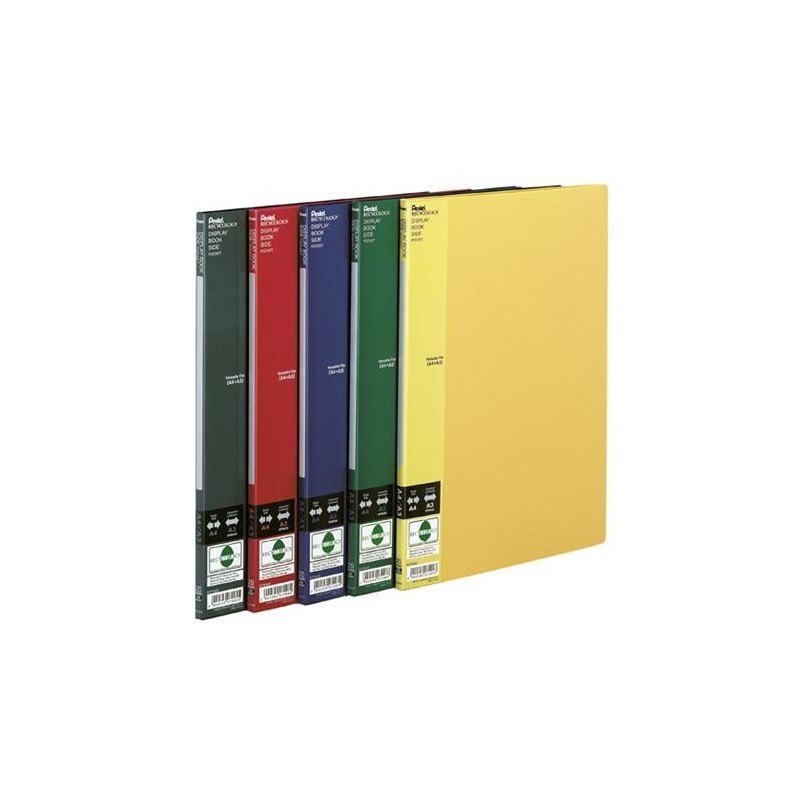 ALBUM OFERTOWY SIDE A4/A3 40 KOSZULEK ŻÓŁTY RECYCOLOGY EKOLOGICZNY PENTEL ***DCF644-G*