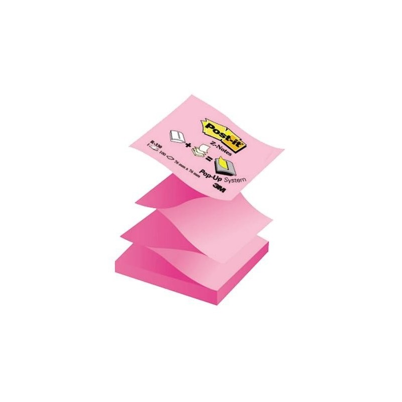 BLOCZEK SP 76X76/100K HARMONIJKOWY PASTEL/NEON RÓŻOWY POST- IT R330NAP ***FT-5101-1873-8*