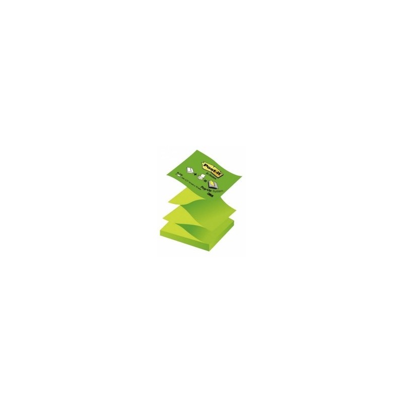 BLOCZEK SP 76X76/100K HARMONIJKOWY PASTEL/NEON ZIELONY POST- IT R330NAG ***FT-5101-1874-6*