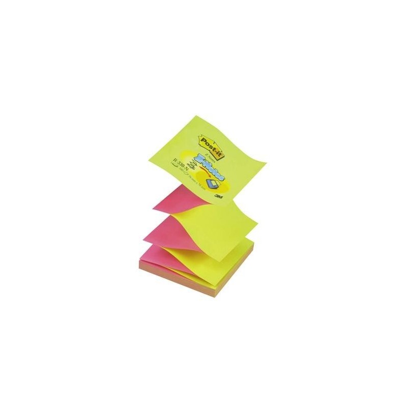 BLOCZEK SP 76X76/100K HARMONIJKOWY ŻÓŁTO/RÓŻ NEON POST-IT R 330 NA ***FT-5100-2759-0*