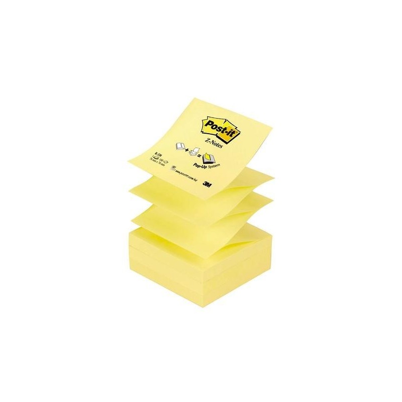 BLOCZEK SP 76X76/100K HARMONIJKOWY ŻÓŁTY POST-IT R-330 ***FT-5100-0009-2*