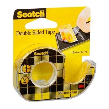 TAŚMA KLEJĄCA 12MMX6.3M 2-STR SCOTCH NA PODAJNIKU 136D ***70-0708-2575-0*