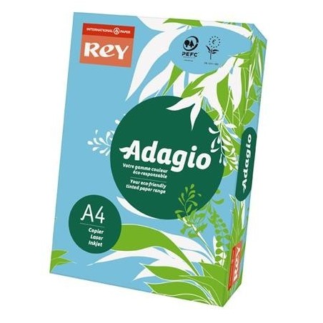PAPIER KSERO A4/80G REY ADAGIO JASKRAWO NIEBIESKI ****