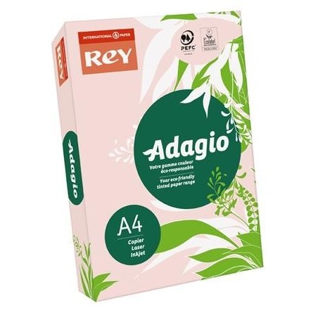 PAPIER KSERO A4/80G REY ADAGIO RÓŻOWY ****