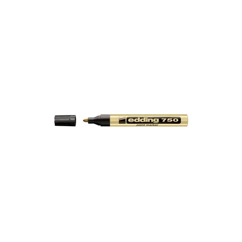 MARKER LAKIEROWY 750 KOŃCÓWKA OKRĄGŁA ZŁOTY EDDING ***750/ZŁOT ED*