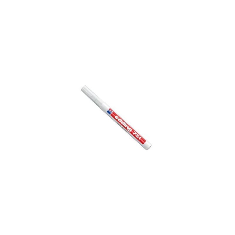 MARKER LAKIEROWY 751 KOŃCÓWKA OKRĄGŁA BIAŁY EDDING ***751/BIAŁY ED*