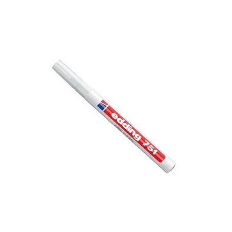 MARKER LAKIEROWY 751 KOŃCÓWKA OKRĄGŁA BIAŁY EDDING ***751/BIAŁY ED*