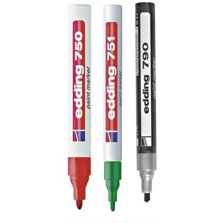 MARKER LAKIEROWY 751 KOŃCÓWKA OKRĄGŁA CZERWONY EDDING ***751/CZERW ED*