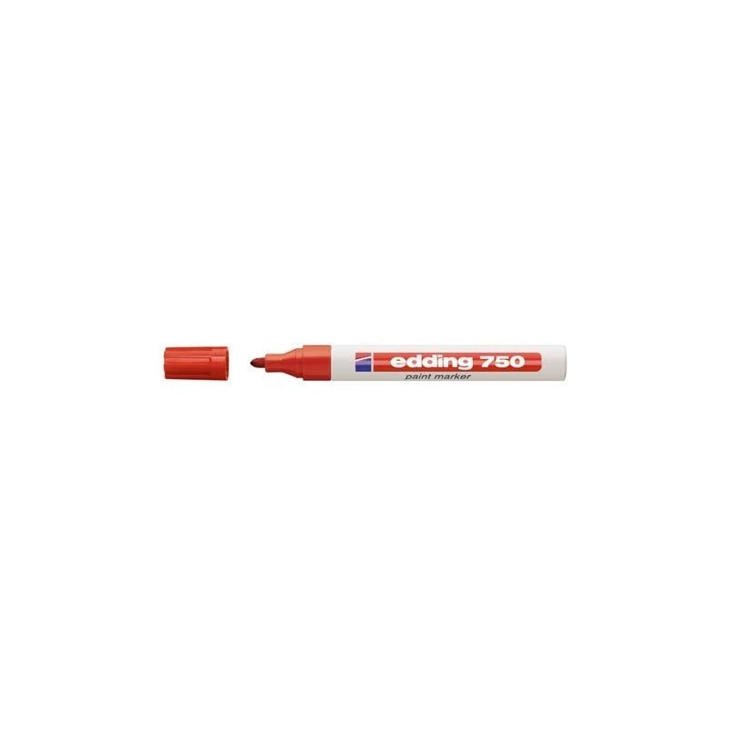 MARKER LAKIEROWY 750 KOŃCÓWKA OKRĄGŁA CZERWONY EDDING ***750/CZERW ED*