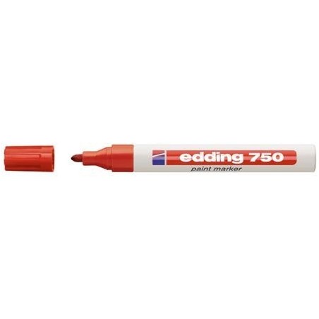 MARKER LAKIEROWY 750 KOŃCÓWKA OKRĄGŁA CZERWONY EDDING ***750/CZERW ED*