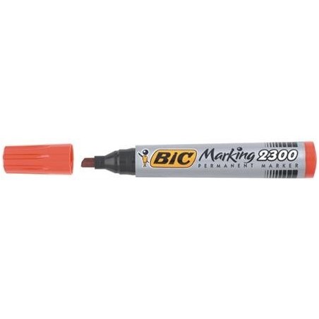 MARKER PERMANENT KOŃCÓWKA ŚCIĘTA CZERWONY BIC ***8209241*