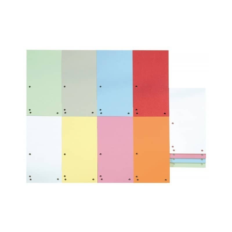 SEPARATOR KARTONOWY 1/3 A4 PASTEL MIX ***20996*